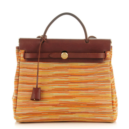 Hermes Vache Hunter Vibrato Herbag PM 1 of 9