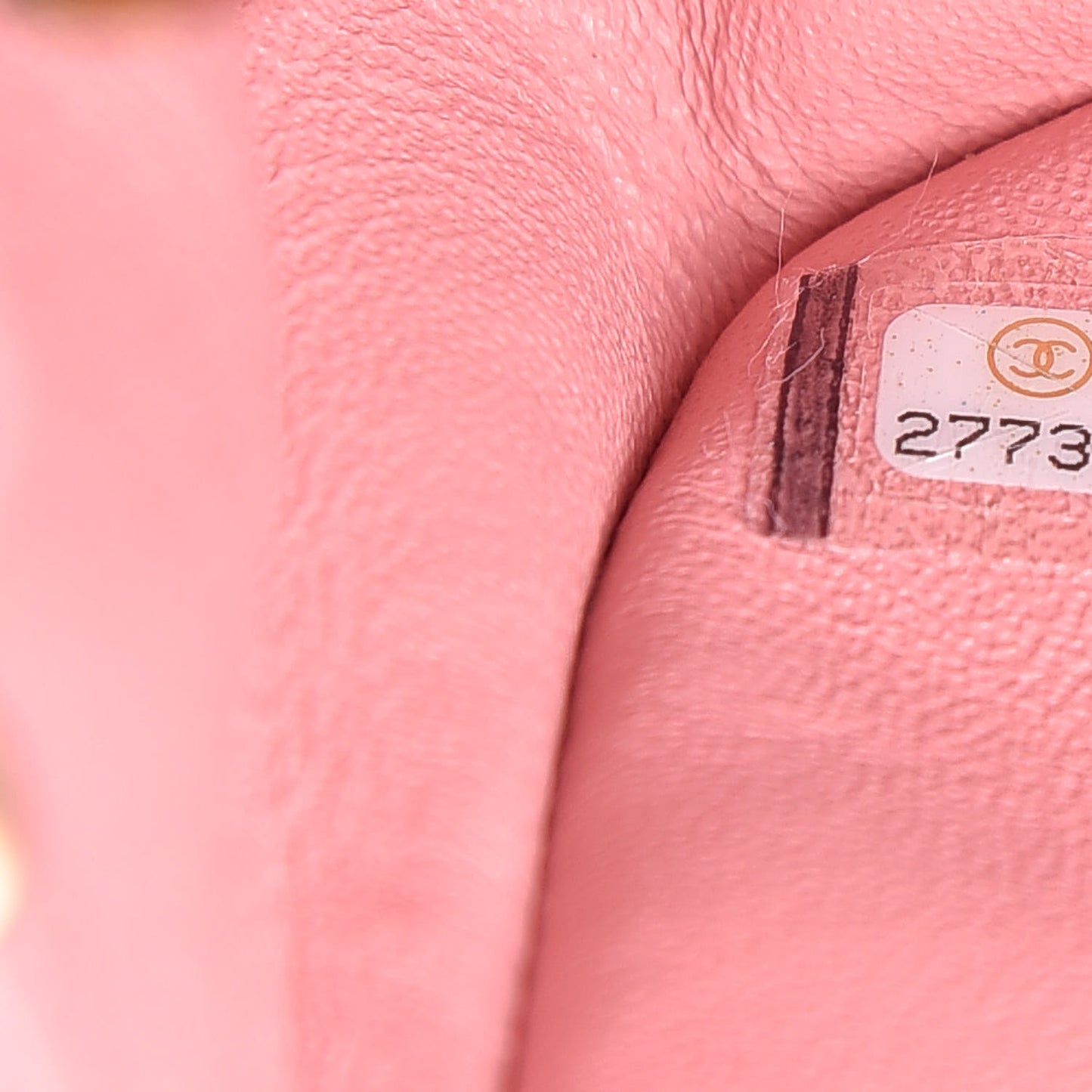 Lambskin Quilted Mini Rectangular Flap Pink