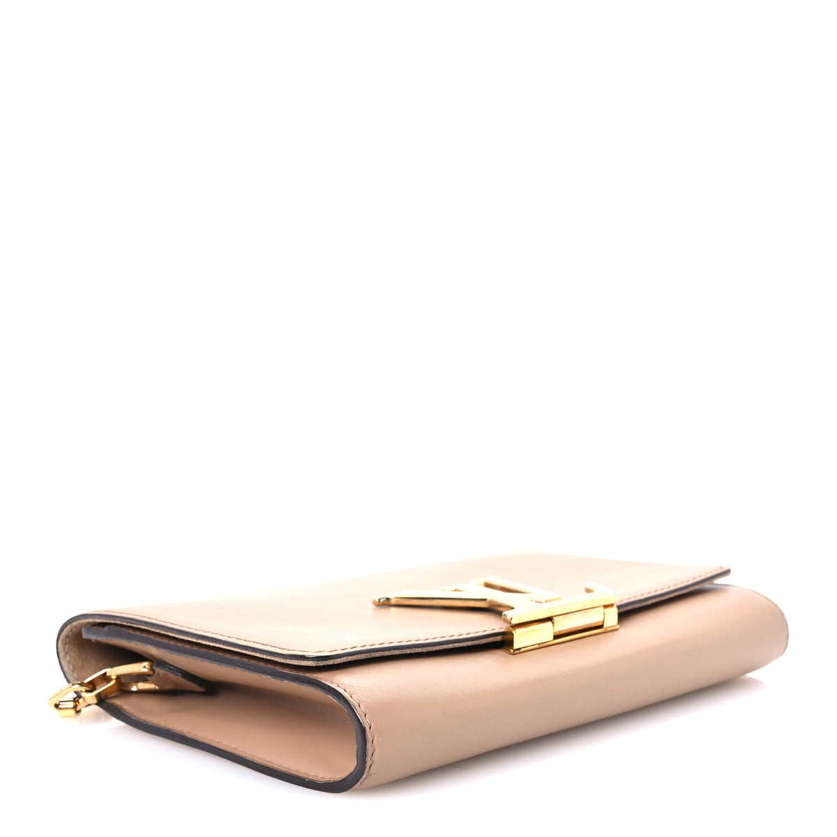 Louis Vuitton Calfskin Chain Louise GM Nude 3 of 9