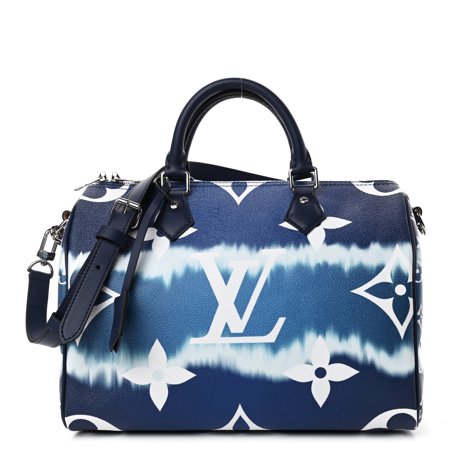 Louis Vuitton Monogram Escale Speedy Bandouliere 30 Blue 1 of 10