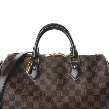 Louis Vuitton Damier Ebene Speedy Bandouliere 30 8 of 8