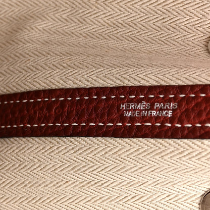 Hermes Negonda Garden Party Tote 30 TPM Rouge H 6 of 14