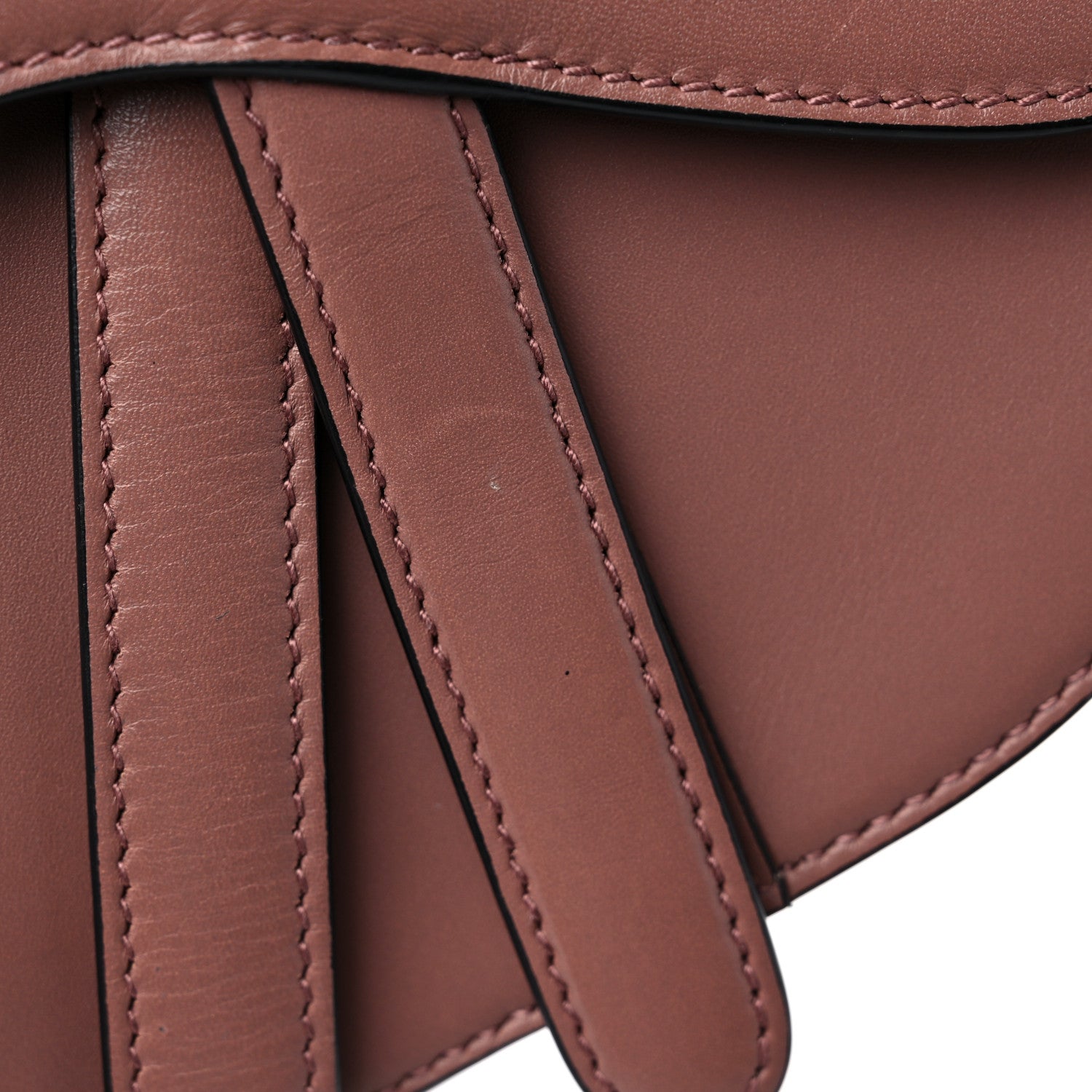 Christian Dior Calfskin Mini Saddle Bag Taupe 10 of 11
