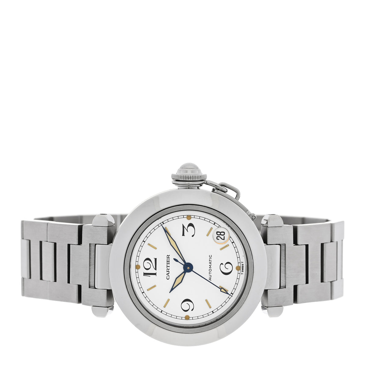 Cartier Stainless Steel 35mm Pasha C Automatic Watch 2 of 4