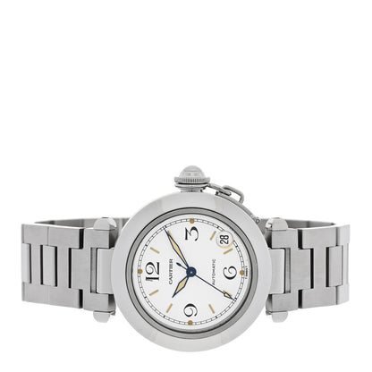 Cartier Stainless Steel 35mm Pasha C Automatic Watch 2 of 4