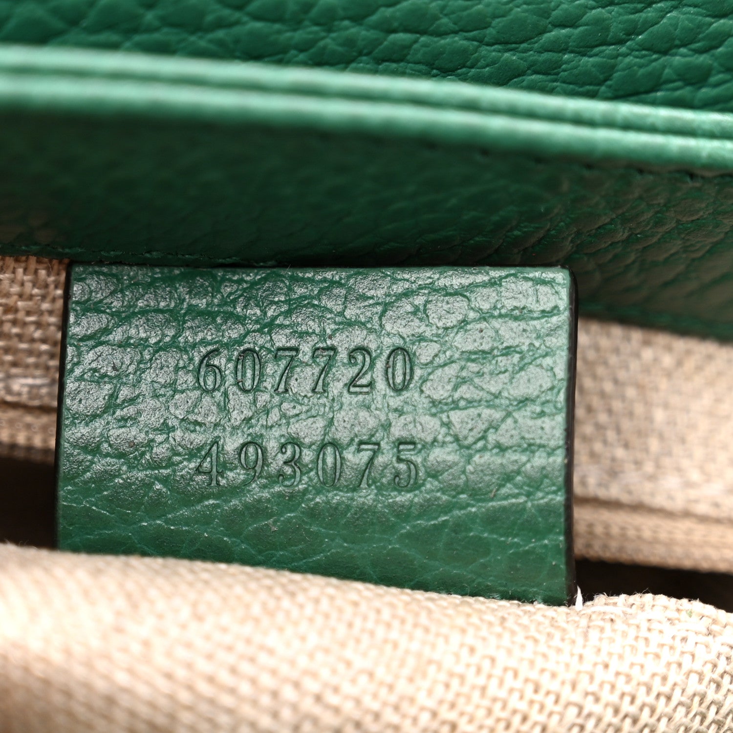 Gucci Dollar Calfskin Interlocking G Crossbody Bag Emerald 7 of 10