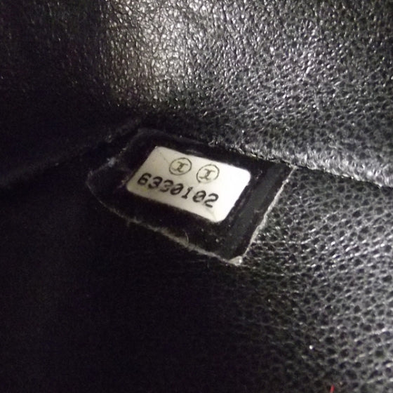 Lambskin East West Chocolate Bar Flap Black