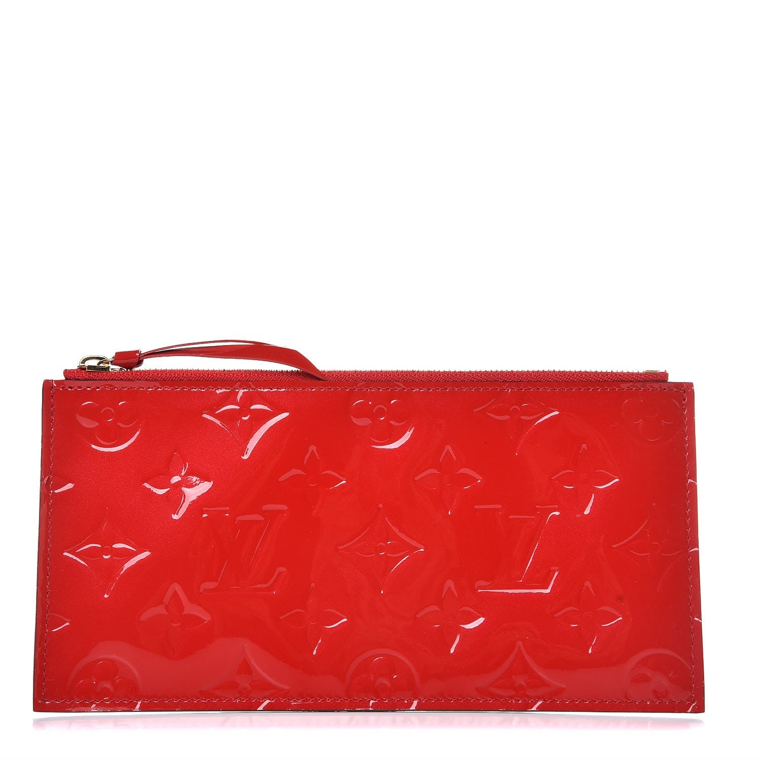 Louis Vuitton Vernis Felicie Chain Wallet Zippered Insert Cherry 1 of 6