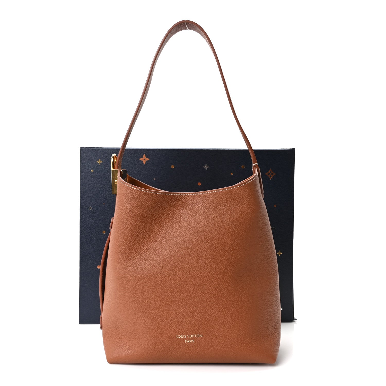 Louis Vuitton Grained Calfskin Low Key Hobo PM Cognac 11 of 11