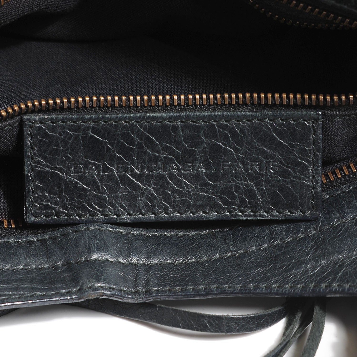 Balenciaga Smocked Agneau City Anthracite 7 of 13