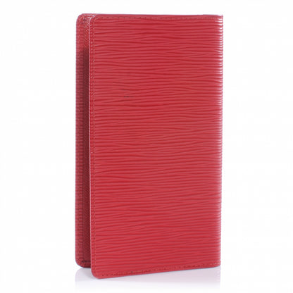 Louis Vuitton Epi Checkbook Cover Red 3 of 6