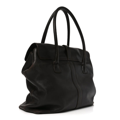 Chanel Calfskin Carrying Case Dark Brown 3 of 10