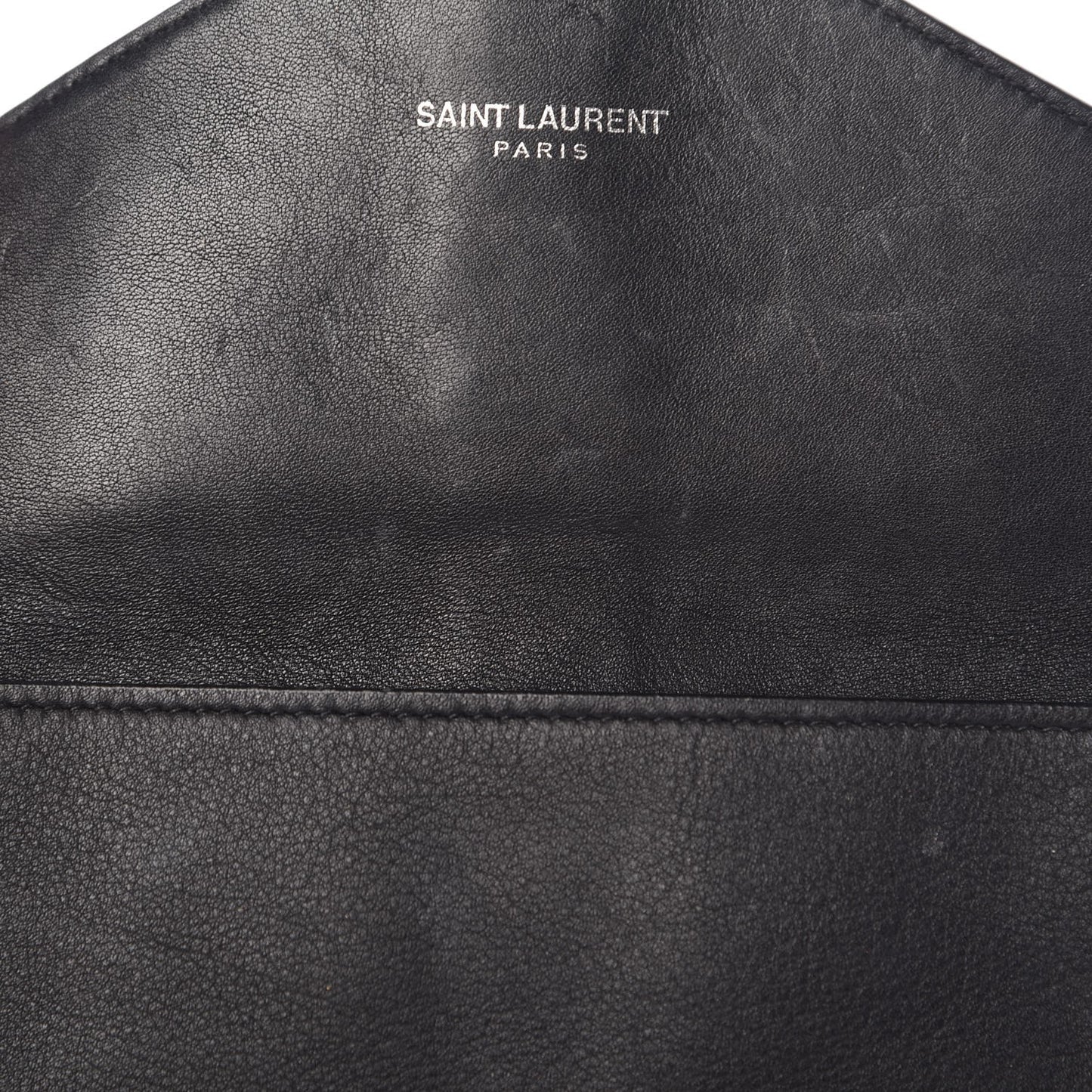 Calfskin Monogram Tri Pocket Crossbody Bag Black
