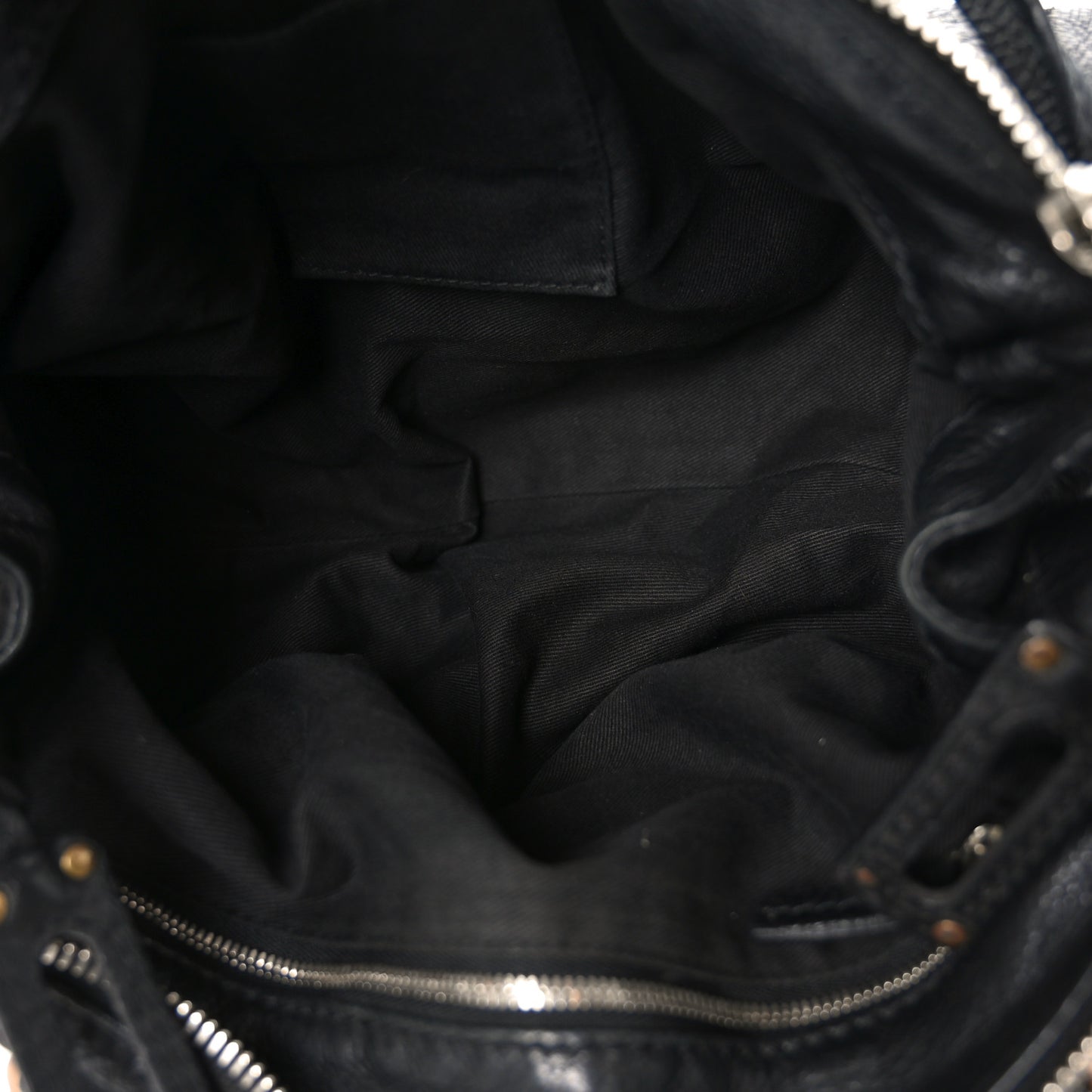 Calfskin Medium Paddington Satchel Black