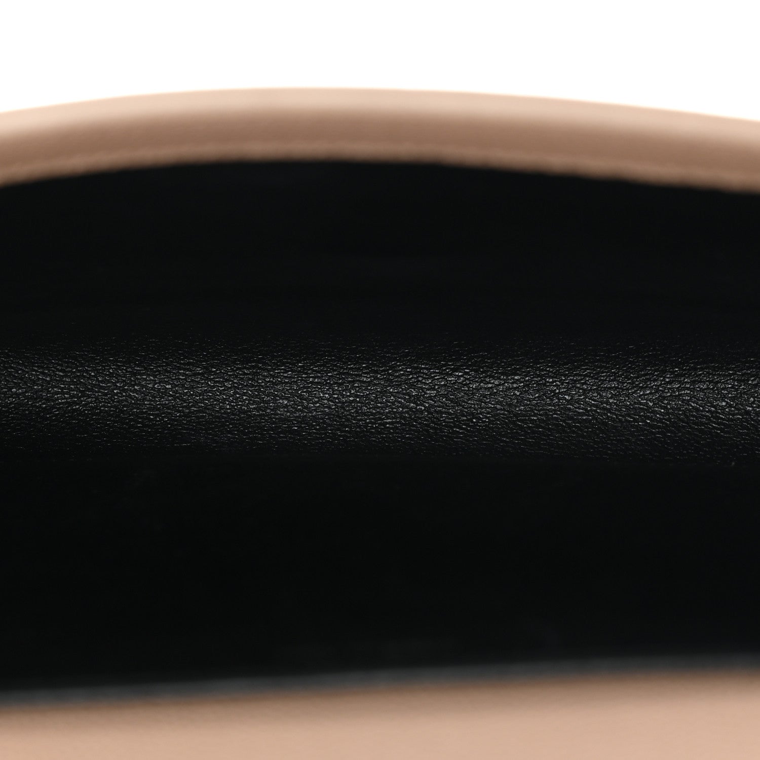 Saint Laurent Grain De Poudre Monogram Uptown Chain Wallet Dark Beige 6 of 14