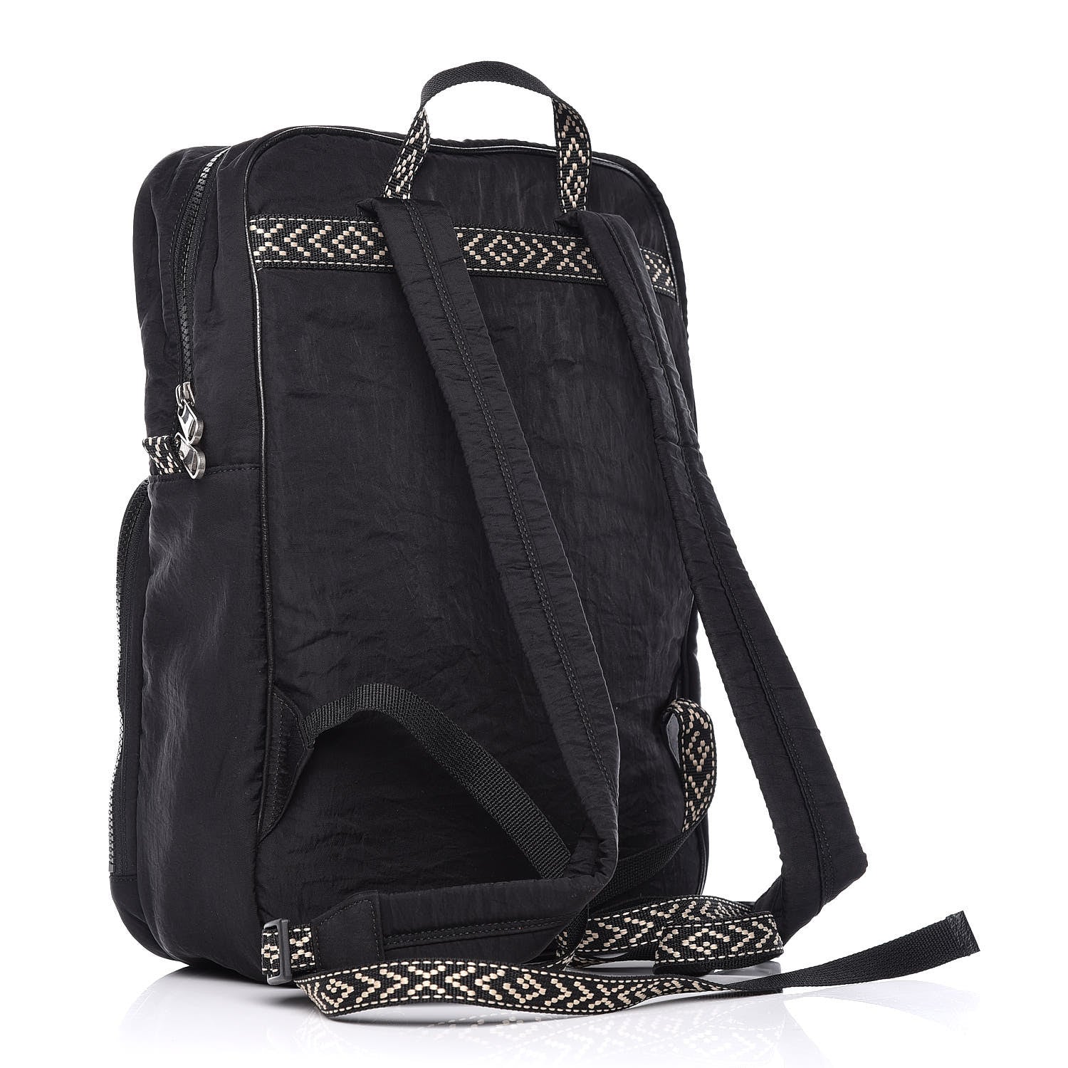 Gucci Nylon Twill 80s Logo Patch Backpack Black 3 of 10