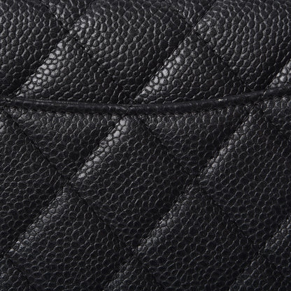 Chanel Caviar Quilted Travel Wallet Black 14 of 15