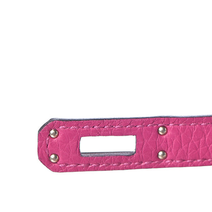 Hermes Togo Kelly Retourne 25 Rose Pourpre 25 of 36