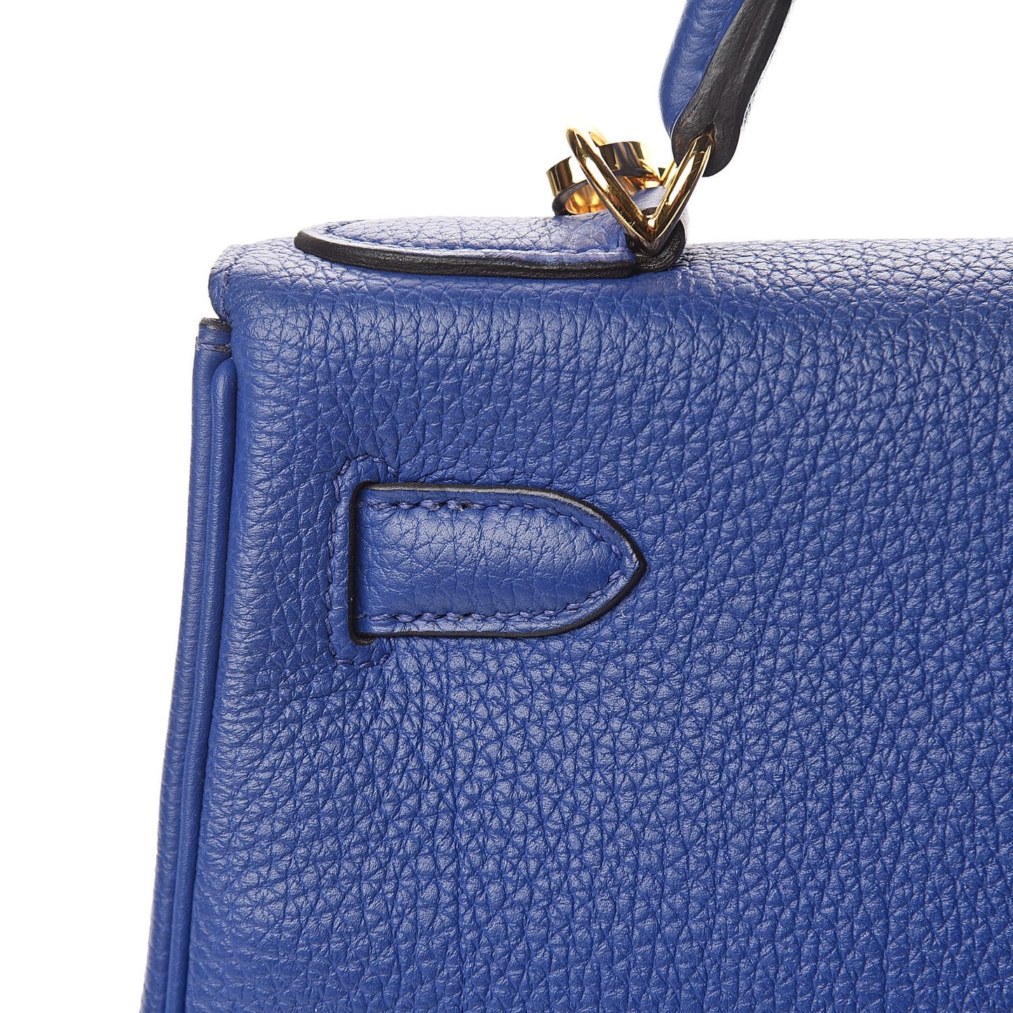 Togo Kelly Retourne 28 Bleu Electrique
