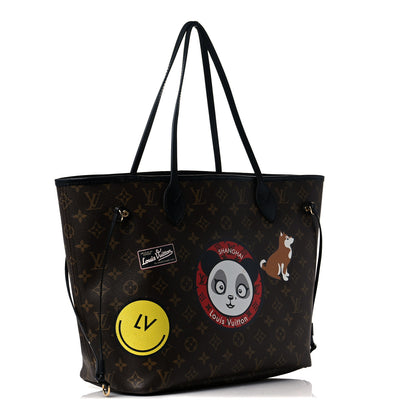 Louis Vuitton Monogram World Tour Neverfull MM 2 of 11