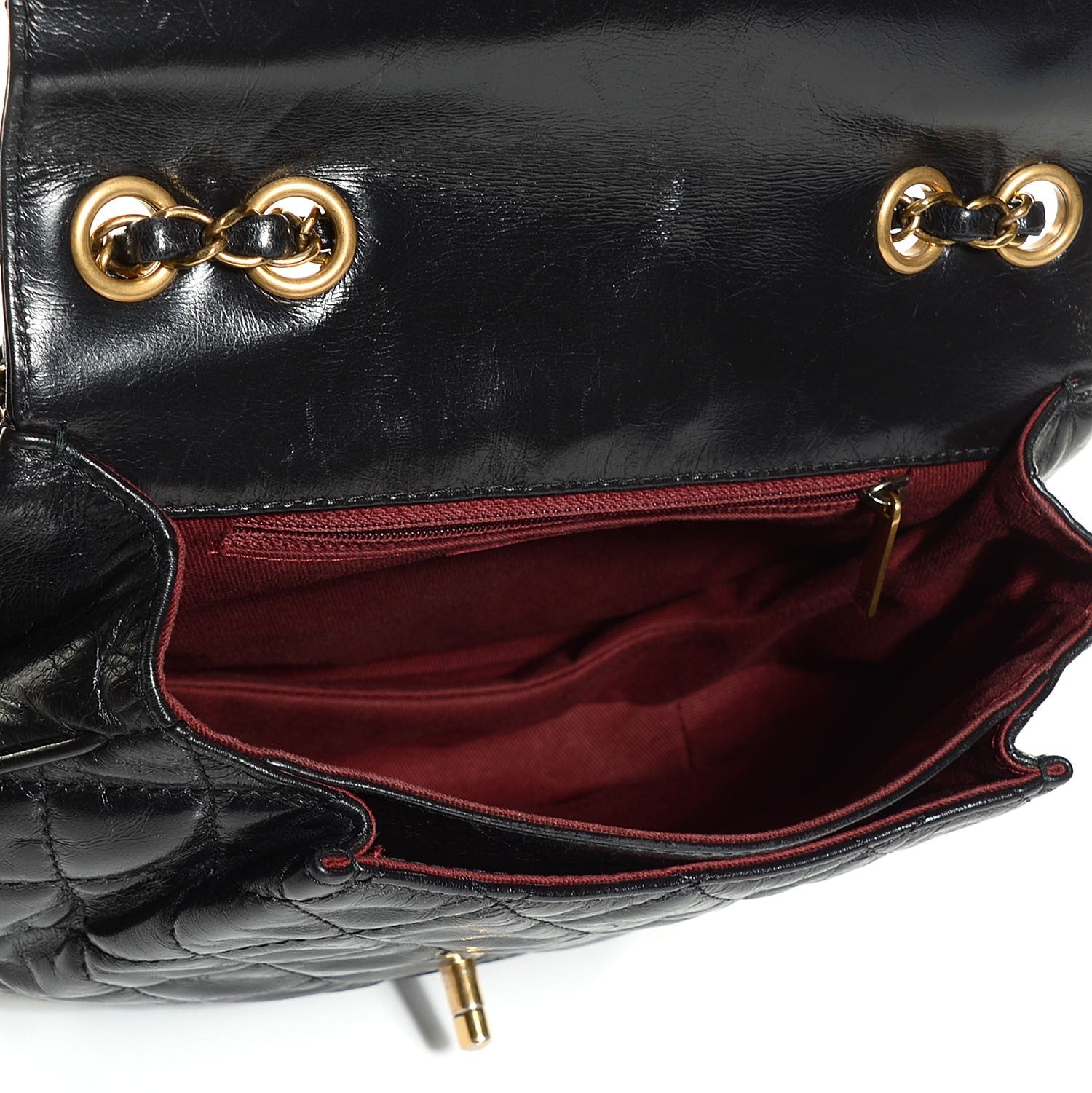 Chanel Calfskin Quilted Medium Bubble CC Flap Bag Black 6 of 8