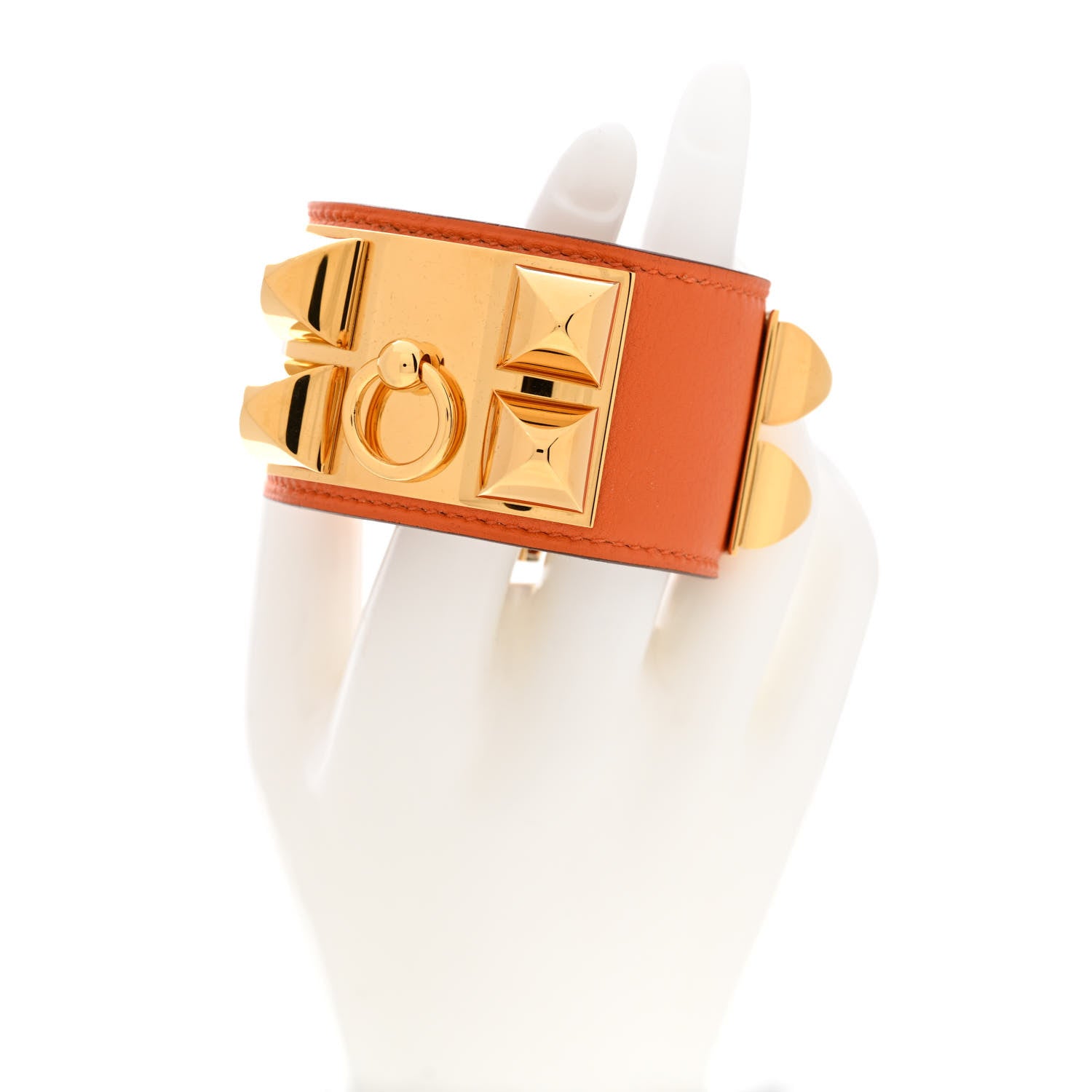 Hermes Swift Collier De Chien CDC Bracelet S Orange 2 of 6