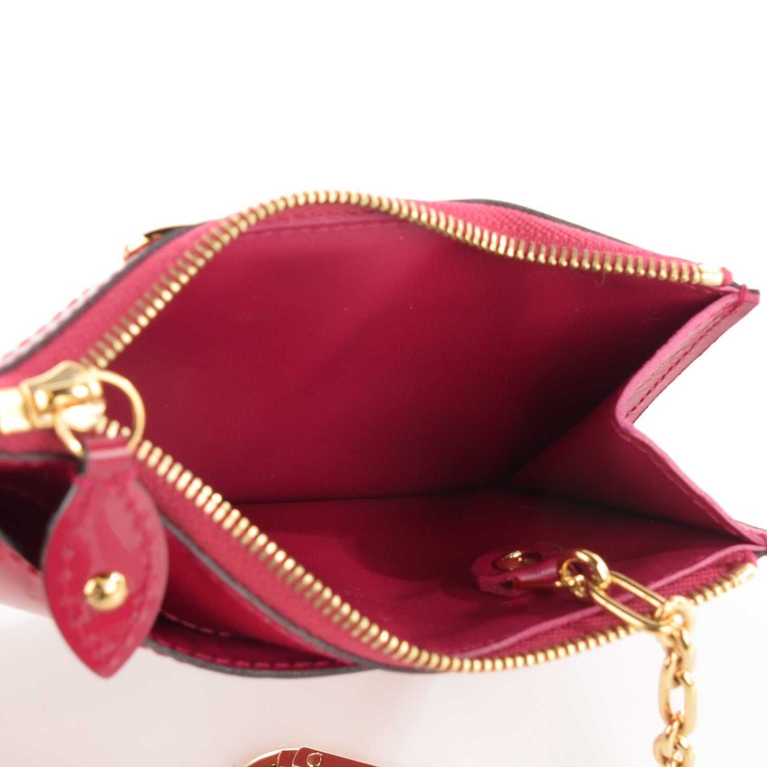 Louis Vuitton Vernis Key Pouch Rose Indien 7 of 7