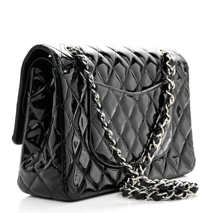 Chanel Patent Quilted Medium Double Flap Black 3 of 11