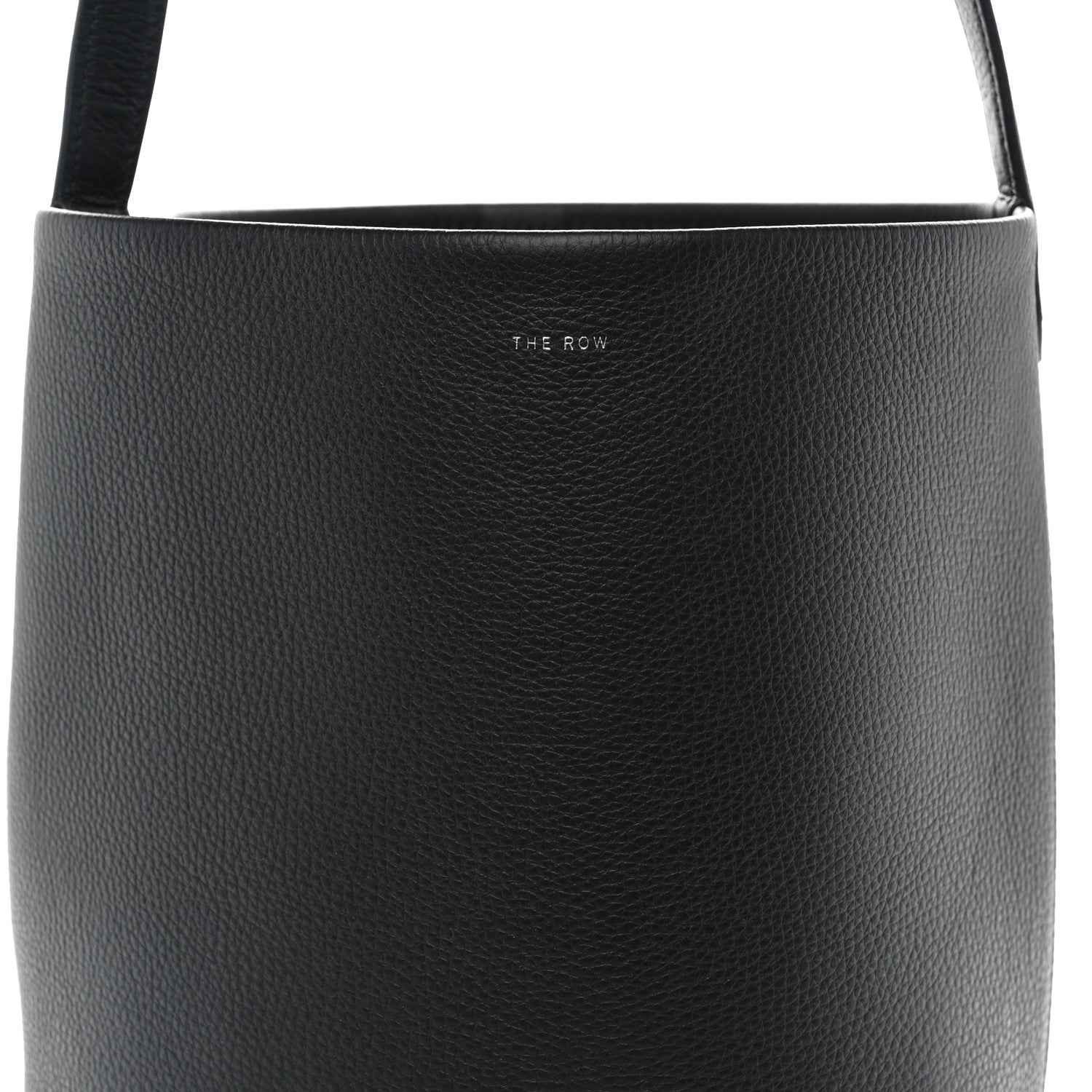 The Row Grained Calfskin Medium N/S Park Tote Black 6 of 8