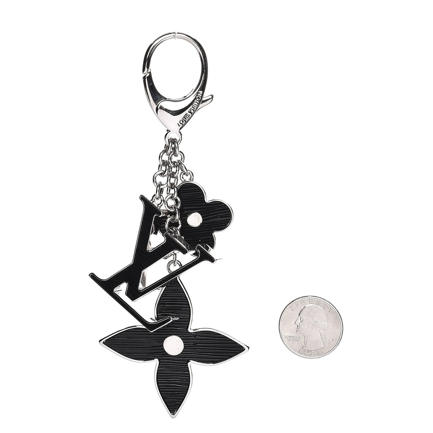 Fleur d'Epi Bag Charm Black