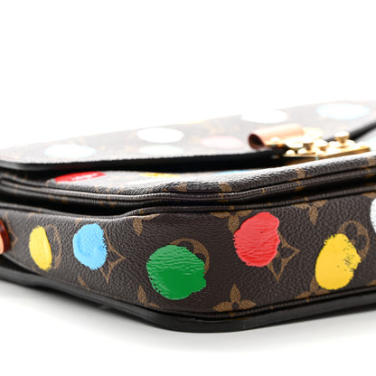 Louis Vuitton LV x YK Monogram Painted Dots Pochette Metis 9 of 10