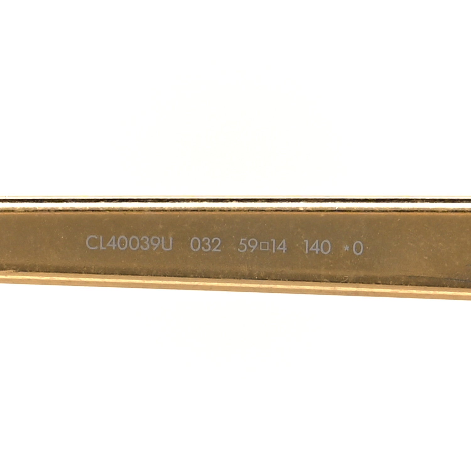 Celine Aviator Sunglasses CL 40039U/32S Gold 5 of 6