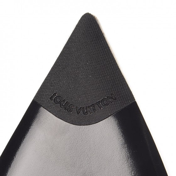 Louis Vuitton LOUIS VUITTON Calfskin Crocodile Embossed Matchmake Pumps 38 Black White 7 of 19