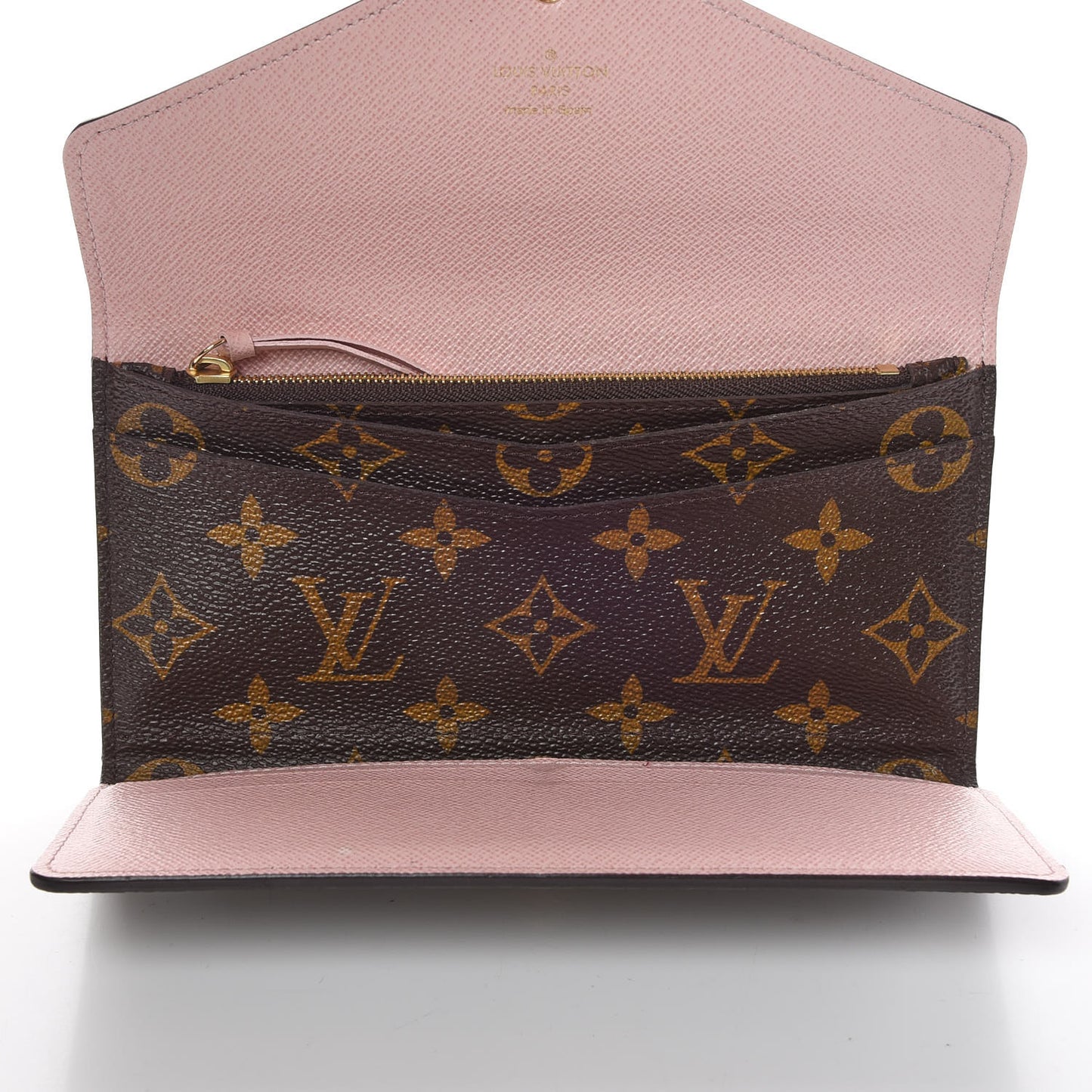 Monogram Josephine Wallet Rose Ballerine