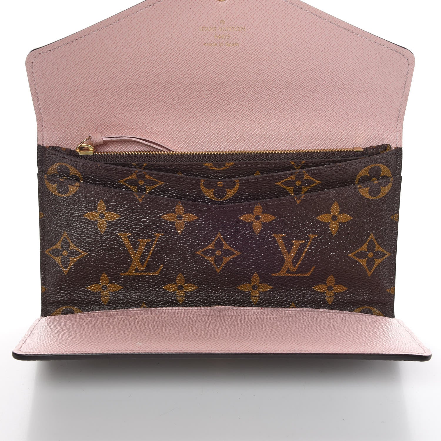 Louis Vuitton Monogram Josephine Wallet Rose Ballerine 5 of 11
