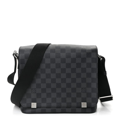 Louis Vuitton Damier Graphite District PM 1 of 9