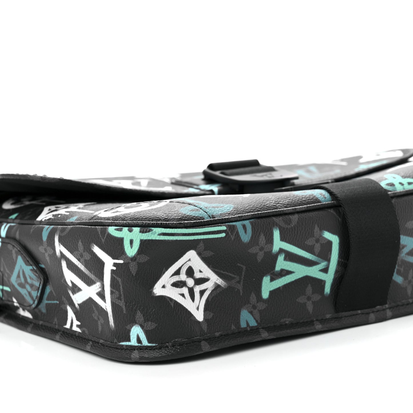 Monogram Eclipse LV Graffiti Archy Messenger MM Green Lights