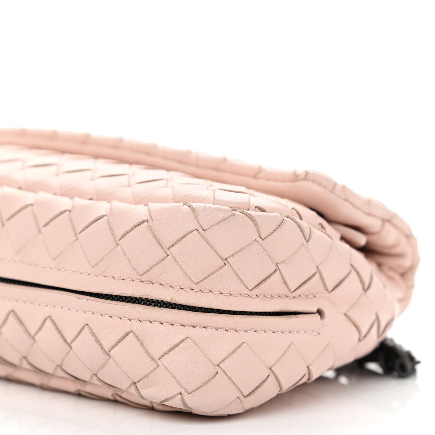 Nappa Intrecciato Mini Messenger Bag Petale