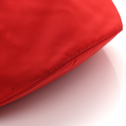 Prada Tessuto Nylon Saffiano Vela Medium Backpack Rosso 13 of 14