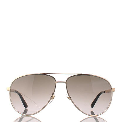 Gucci Aviator Sunglasses GG0137 Gold 2 of 9