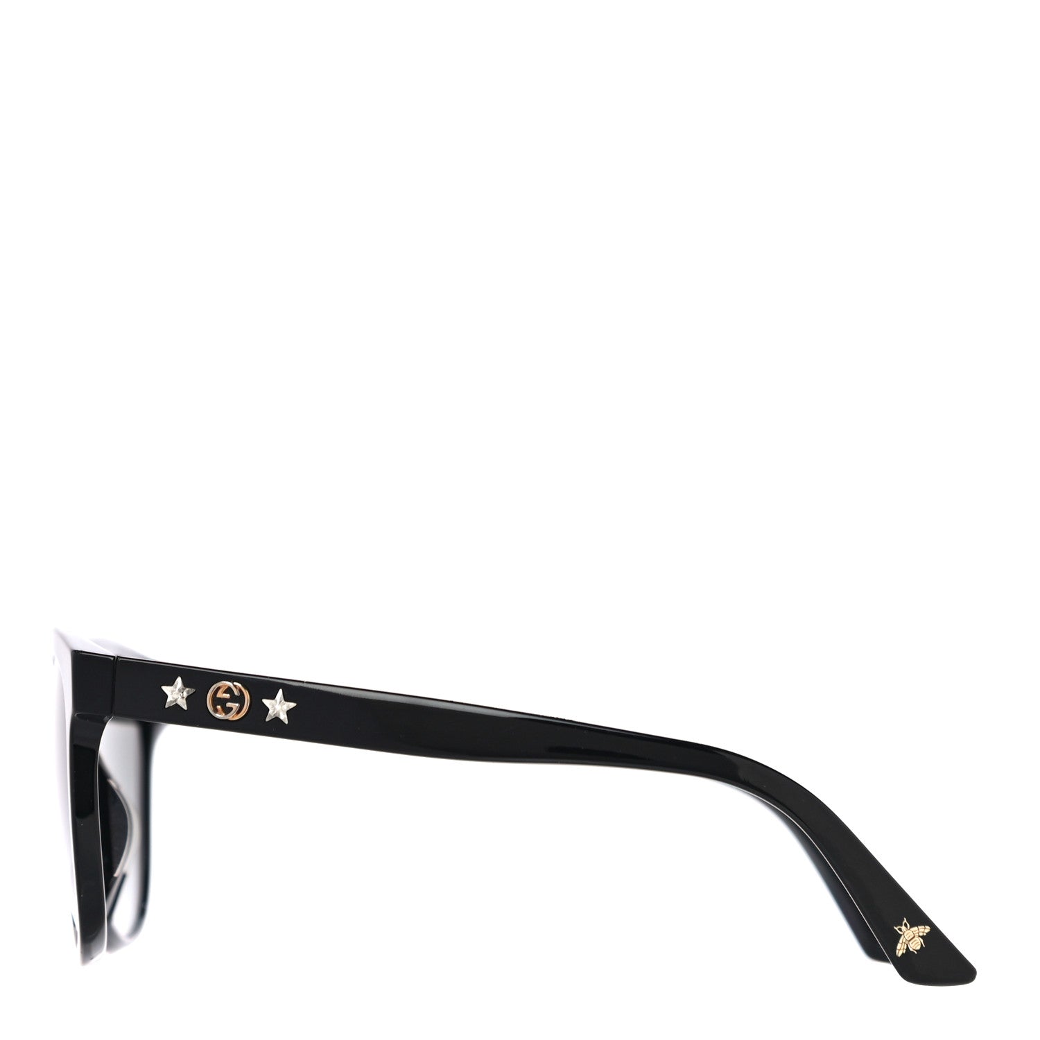 Gucci Round Frame Star Sunglasses GG0232SK Black 2 of 8