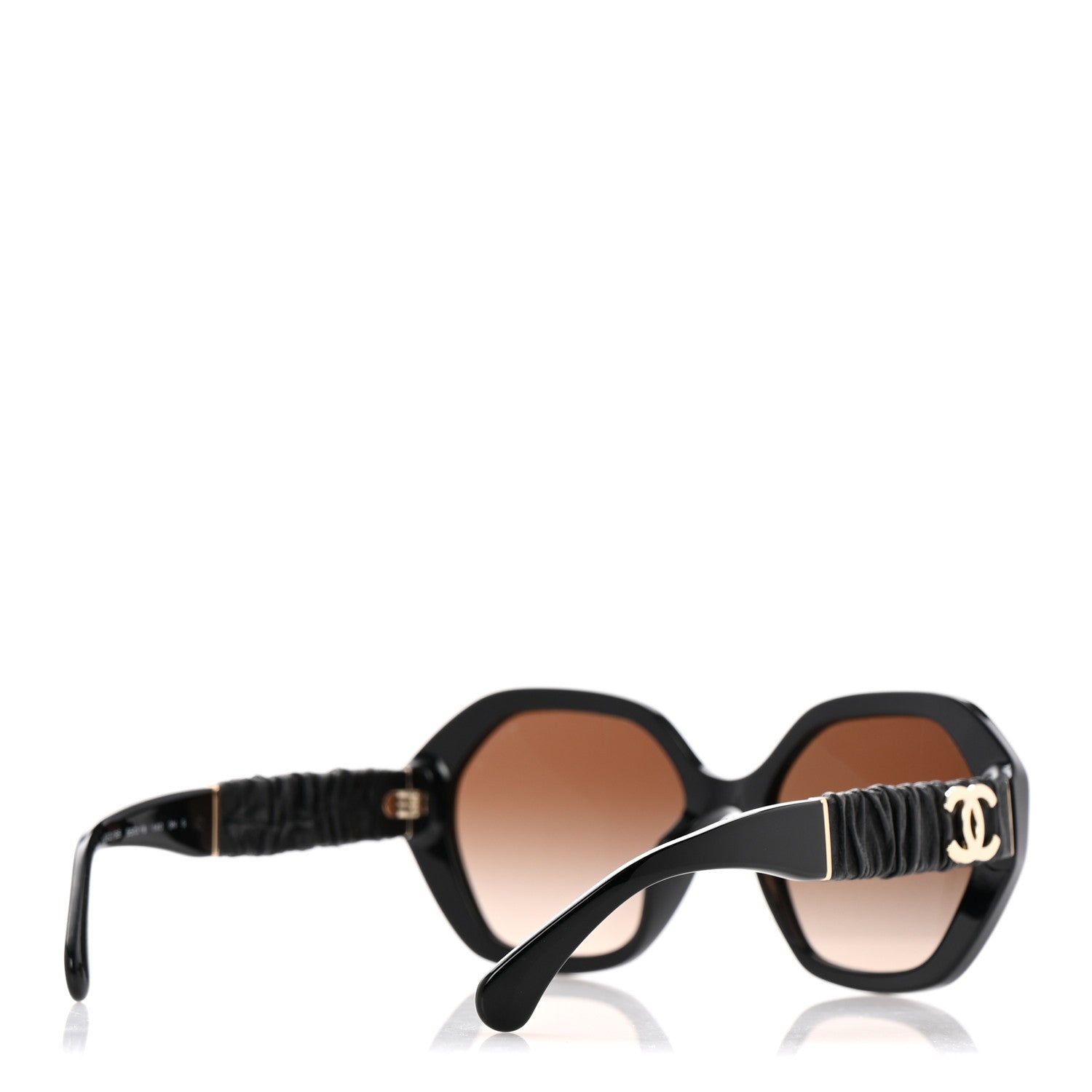 Chanel Calfskin CC Sunglasses 5475-Q-A Black 4 of 8