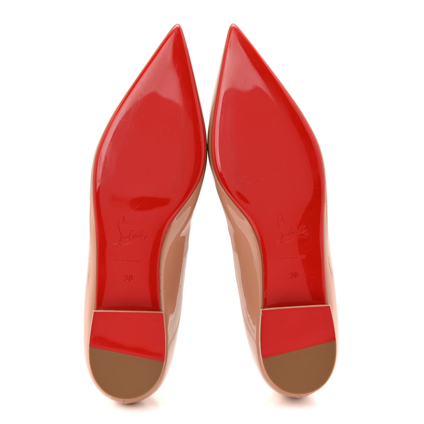 Patent Hot Chickita Flats 38 Blush