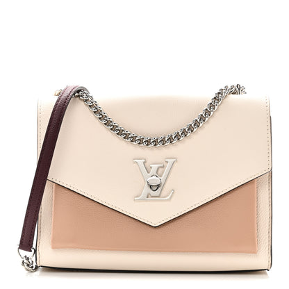 Louis Vuitton Soft Calfskin My Lockme Chain Bag BB Rose Silk Quartz Calla 1 of 10