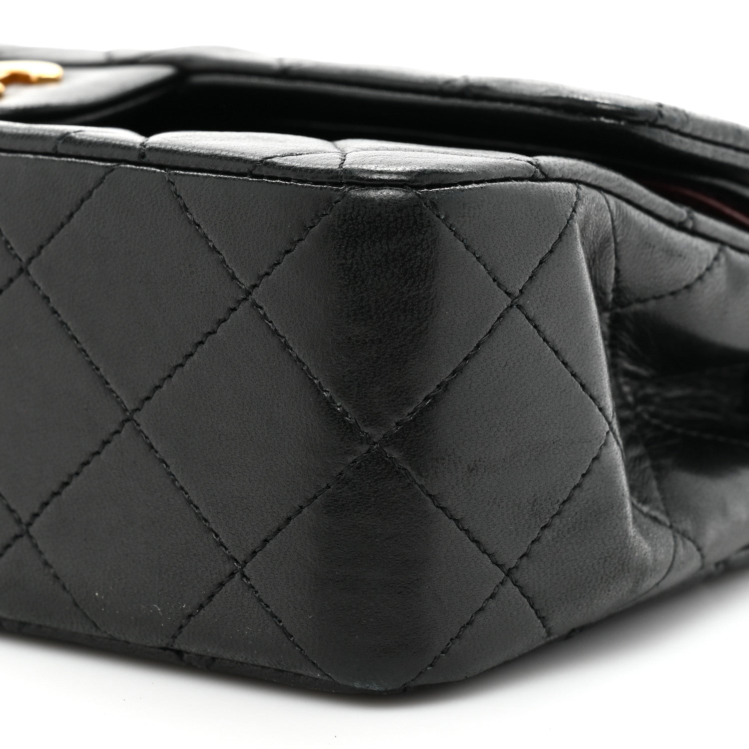 Chanel Lambskin Quilted Small Double Flap Black 8 of 18