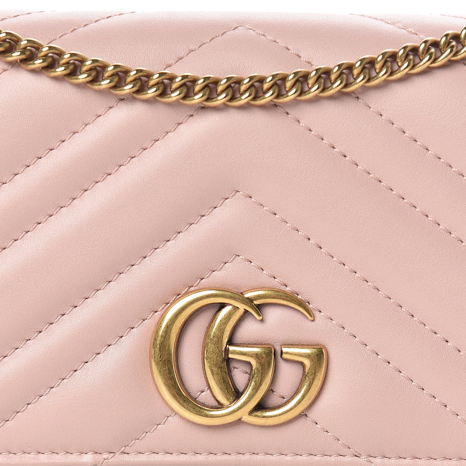 Gucci Calfskin Matelasse GG Marmont Mini Bag Perfect Pink 7 of 10