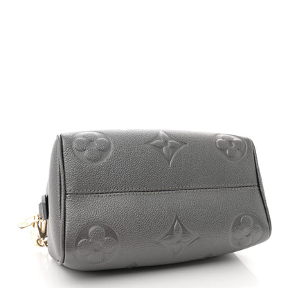 Louis Vuitton Empreinte Monogram Giant Speedy Bandouliere 20 Gunmetal 4 of 9