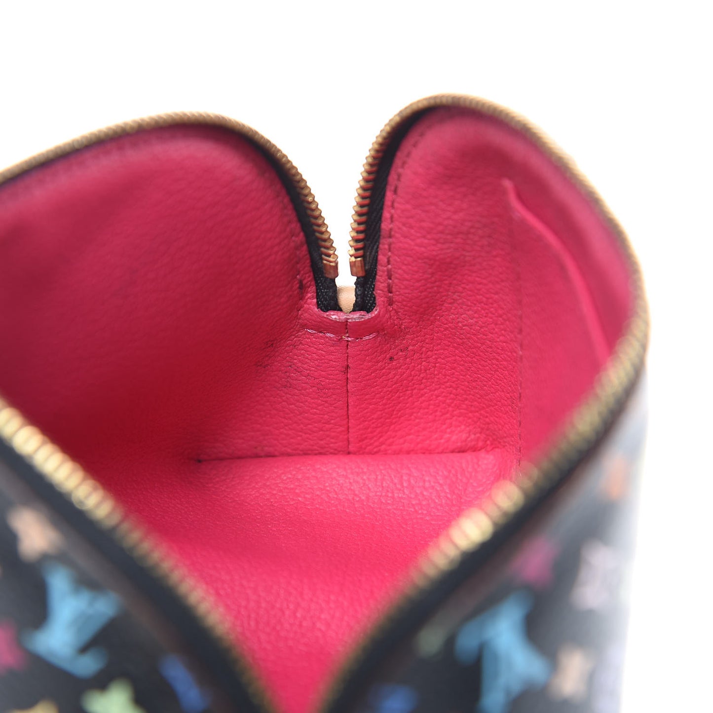 Monogram Multicolor Cosmetic Pouch Black Grenade