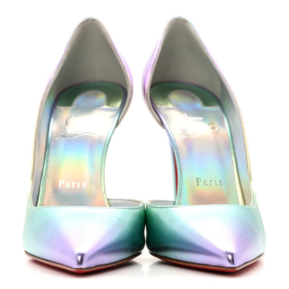 Christian Louboutin Iridescent Nappa Lam Licorne Iriza 100 Pumps 41 Multicolor 3 of 12