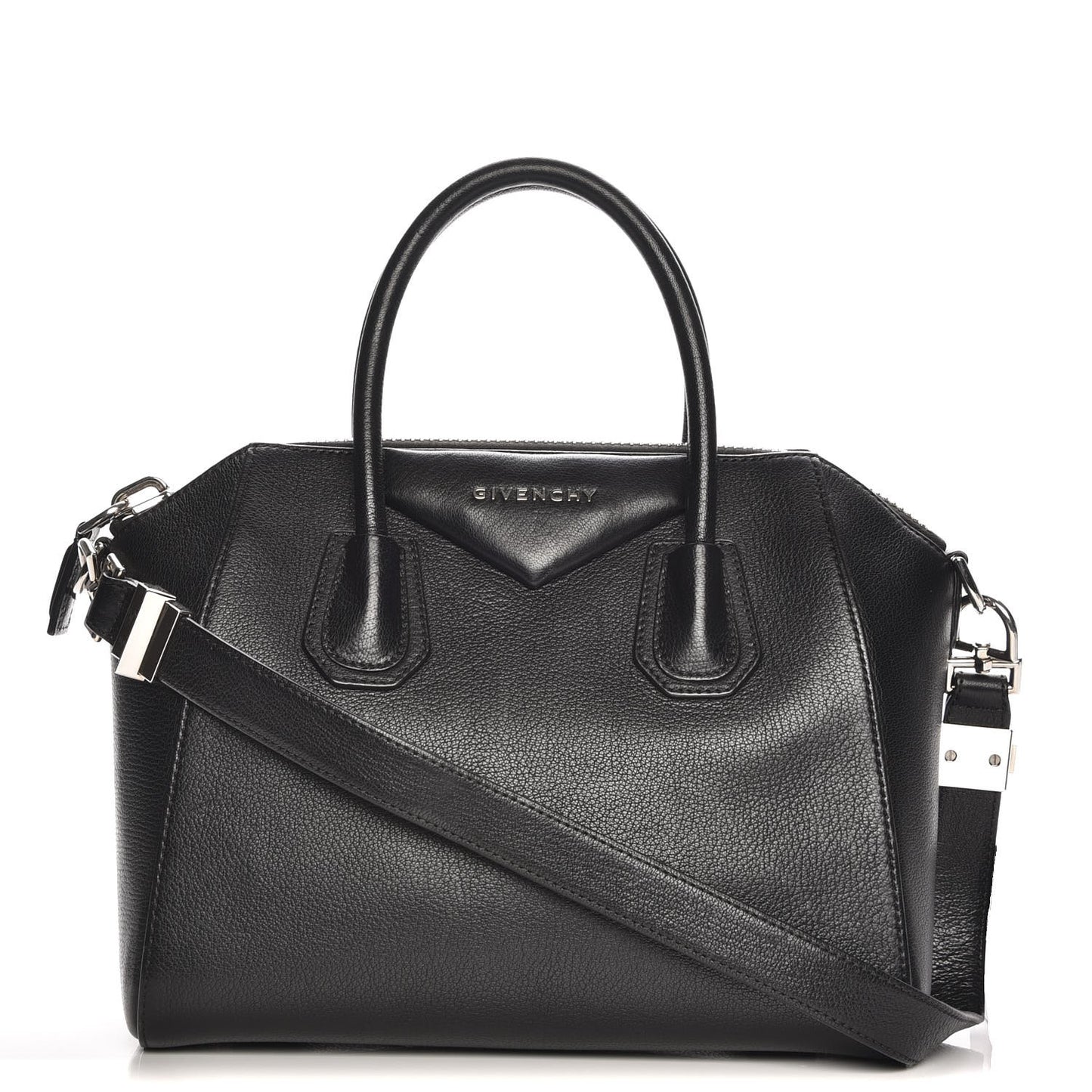 Sugar Goatskin Small Antigona Black